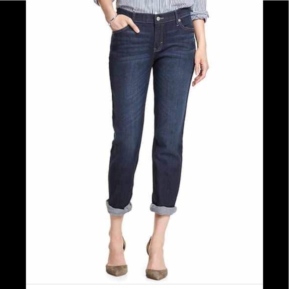 Banana Republic Denim - Banana Republic Girlfriend Cropped 00 Petite NWOT